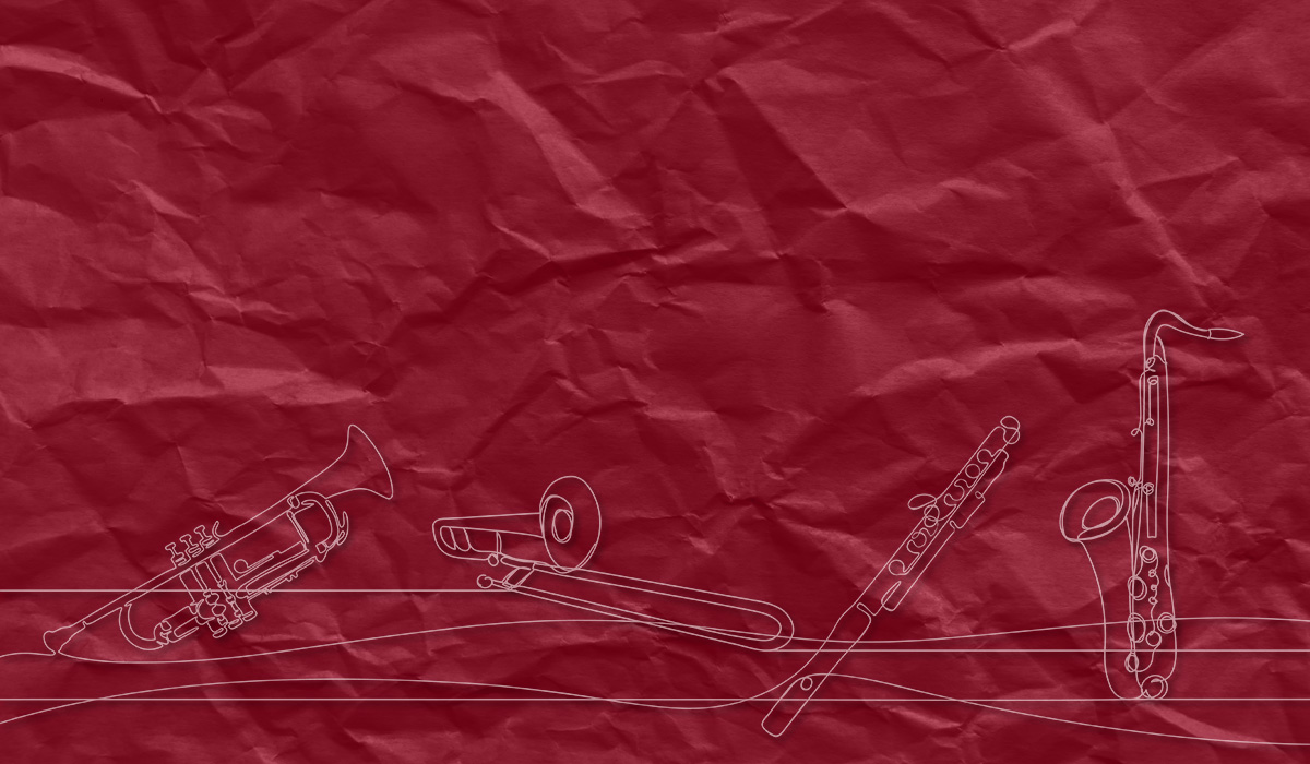 Auditions BG White-line Instrument Drawings